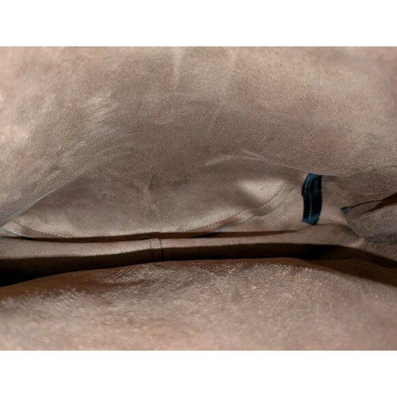 Anthropologie Viola Convertible Tote & Clutch Bag Olive Green NWT Pebble Leather - Picture 9 of 12